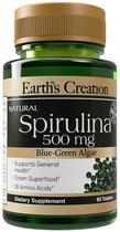 Earth's Creation Spirulina 500 MG (60 Tabletas)