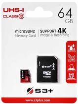 Memoria Micro SD S3+ S3SDC10U1 64GB Class 10