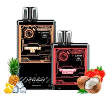 Vape Descartavel Vapengin Jupiter com 50MG Nicotina - 10K Puffs Strawberry Coconut + 10K Pineapple Ice