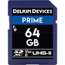 Cartao de Memoria Delkin SDXC 64GB Prime 1900X Uhs-II V60