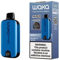 Vaper Descartavel Waka Sopro 3% Nicotina 8000 Puffs - Blueberry Splash
