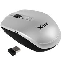 Mouse Sem Fio X-Tech XT-MS763 USB Ate 3.200 Dpi - Prata/Preto