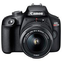 Camera Digital Canon Eos T100 - 18MP - Lente 18-55MM - Wi-Fi - Tela 2.7" - Preto