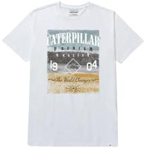 Camiseta Caterpillar 4010177 10110 Foundation World Tee Masculina