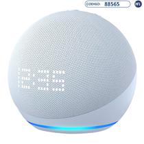Speaker Amazon Echo Dot 5TH Generation com Relogio - Wi-Fi e Bluetooth - Branco