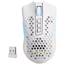 Mouse Gaming Sem Fio Redragon Storm Pro M808W-KS Ate 16.000 Dpi com Backlight RGB - Branco