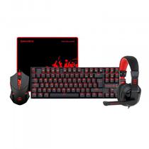 Kit Red Dragon Essentials K552-BB1/ Teclado/ Mouse/ Headset/ Mousepad