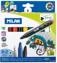 Caneta Pincel para Colorir Mila Magic 80023 (10 Unidades)