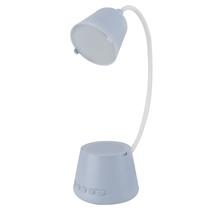 Abajur LED Ecopower EP-2513 - 5W - USB/SD - Bluetooth - com Speaker - Recarregavel - Azul