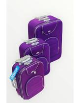 Kits Malas de Viagem 3PCS Purple