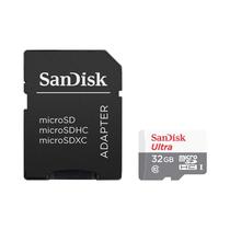 Cartao de Memoria SD Micro 32GB Sandisk ULTC10 100MB c/Adaptador