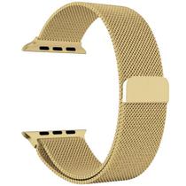 Pulseira 4LIFE Estilo Milanes para Apple Watch 42/44MM Magnetico - Dourado