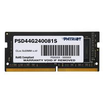 Memoria Ram Patriot Signature 4GB DDR4 2400MT/s para Notebook -PSD44G240081S