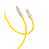 Cabo Lightning/USB-C Xo Q252A Silicone 27W 1M Yellow