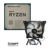 Processador AMD AM4 Ryzen R5-5600 3.5GHZ 32MB OEM + Coo