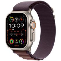 Apple Watch Ultra 2 49MM MRET3LW/ A com Double Tap Gesture / Sirena de 86DB / Pulseira Alpine Loop M / Titanium Case - Indigo
