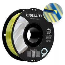 Filamento Creality CR-Silk 1KG 1.75MM para Impressora 3D - Azul e Amarelo