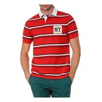 Camiseta Tommy Hilfiger Polo Masculino MW0MW00422-904 XXL Vermelho Branco