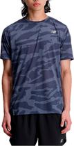 Camiseta New Balance MT23223GR Printed Short Sleeve - Masculina