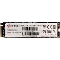 SSD M.2 S3+ Nvme PCI-Exp S3SSDD256 de 256GB Ate 2000MB/s de Leitura