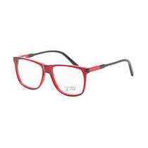 Armacao para Oculos de Grau Visard A0134 C7 Tam. 54-16-140MM - Preto/Vermelho