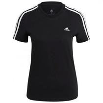 Camiseta Adidas Feminino Essentials 3S XL Preto/Branco - GL0784