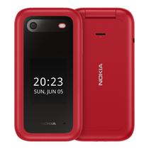 Celular Nokia 2660 Flip / 2 - Chip / Vermelho