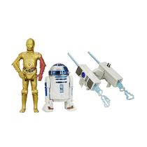 Boneco Hasbro Star Wars B3957 R2-D2 & C-3PO 9.5CM