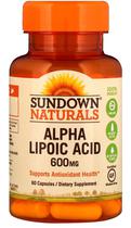 Sundown Naturals Alpha Lipoic Acid 600MG (60 Capsulas)