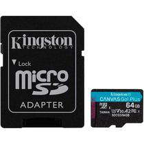 Cartao de Memoria Micro SD Kingston U3 64GB 90MBS Canvas Go Plus - (SDCG3/64GB)