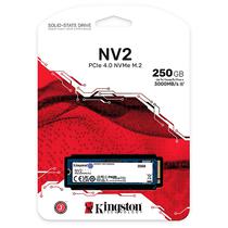 SSD M.2 de 250GB Kingston NV2 SNV2S/250G 3.000 MB/s de Leitura - Azul