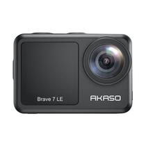 Camera de Video Akaso Brave 7 Le Camera de Acao Esportiva Prova Dagua IPX7 20MP / 4K Ultra HD / 2 Baterias / EIS2.0/ 2 Display - Preto