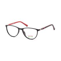 Armacao para Oculos de Grau Visard 9907 C1 Tam. 55-16-142MM - Preto/Vermelho