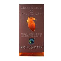 Chocolate Stella Organic & Fair 75% Cacao 100GR