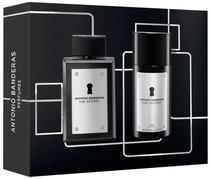 Kit Perfume Antonio Banderas The Secret Edt 100ML + Desodorante 150ML - Masculino