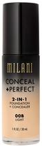 Base Liquido Milani Conceal + Perfect 2 En 1 00 Light Natural - 30ML