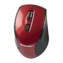 Mouse Ecopower EP-067 - Sem Fio - 1000DPI - 4 Botoes - Vermelho