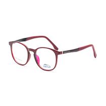 Armacao para Oculos de Grau Asolo 1709 C2 Tam. 50-20-143MM - Vermelho/Preto