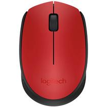 Mouse Sem Fio Logitech M170 M-R0060 Ate 1.000 Dpi - Vermelho/Preto