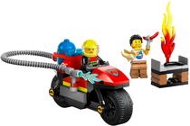Lego City Fire Rescue Motorcycle - 60410 (57 Pecas)
