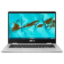 Notebook Asus Chromebook C424MA-WH44F Intel Celeron N4020 Tela Full HD 14" / 4GB de Ram / 64GB Emmc - Prata (Ingles)