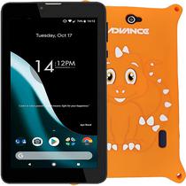 Tablet Advance Prime PR5850 7" 3G + Capa Protetora Laranja  Preta