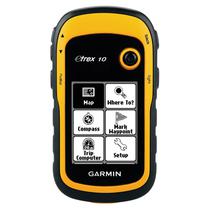 GPS Garmin Etrex 10 010-00970-00 com Tela 2.2"/IPX7/Glonass - Preto/Amarelo