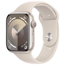 Apple Watch S9 MR963LW/ A 45MM / s-M / GPS / Aluminium Sport Band - Starlight