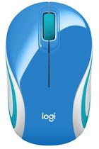 Mouse Wireless Logitech M187 - Blue