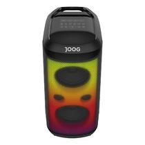 Caixa de Som Joog Boom 300 com 1 Microfone / 120W / IPX4 / Bluetooth / FM - Preto