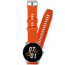 Relogio Smartwatch Midi Pro MDP-G20 com Bluetooth - Laranja e Prata
