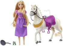 Boneca Rapunzel e Maximus Disney Princess Mattel - HLW23