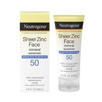 Protector Solar Neutrogena Sheer Zinc Face SPF50 50ML