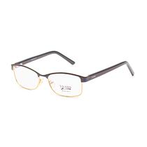 Armacao para Oculos de Grau Visard BF7062 C5 Tam. 54-16-140MM - Preto/Dourado